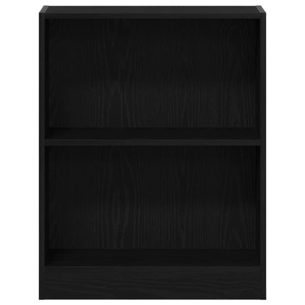 vidaXL Bog Skab Sort Konstrueret træ 60 x 24 x 76 cm Boghylde