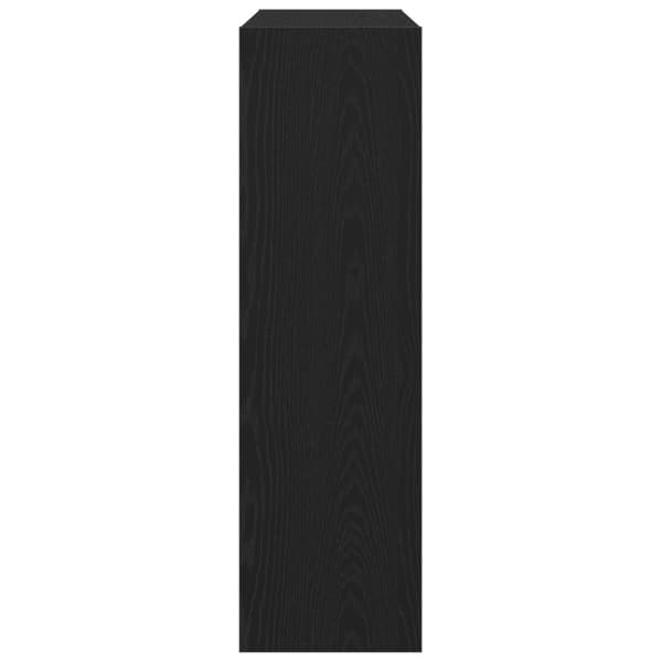 vidaXL Bokskap/Romdeler Svart Eik 100x30x103cm Konstruert Tre