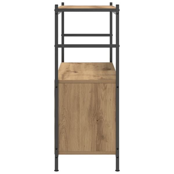 vidaXL Bokskap Artisian Eik 80x30x78,5 cm Konstruert Tre