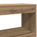 Miniatyrbillede 9 af 10: vidaXL Bogreol Artisan egetræ Konstrueret træ Stor Bogskab Rektangulær