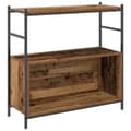 Miniatyrbilde 4 av 10: vidaXL Bokskap Røkt Eik 80x30x78,5 cm Konstruert Tre
