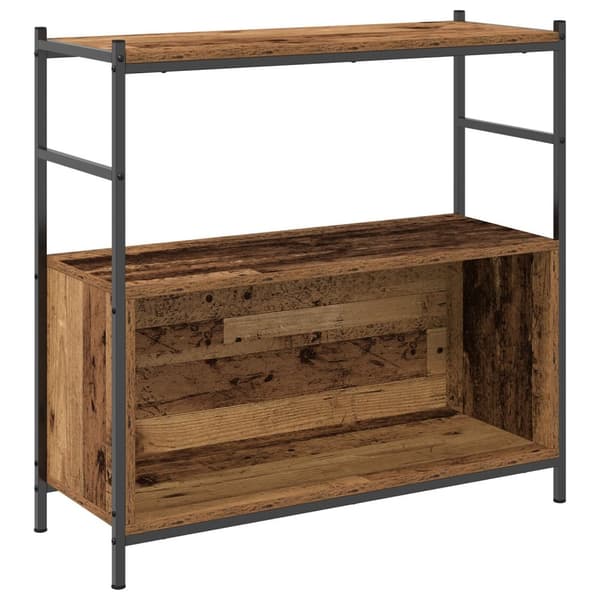 vidaXL Bokskap Røkt Eik 80x30x78,5 cm Konstruert Tre