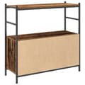 Miniatyrbilde 6 av 10: vidaXL Bokskap Røkt Eik 80x30x78,5 cm Konstruert Tre