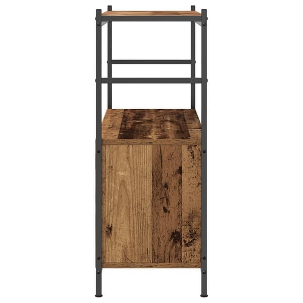 vidaXL Bokskap Røkt Eik 80x30x78,5 cm Konstruert Tre