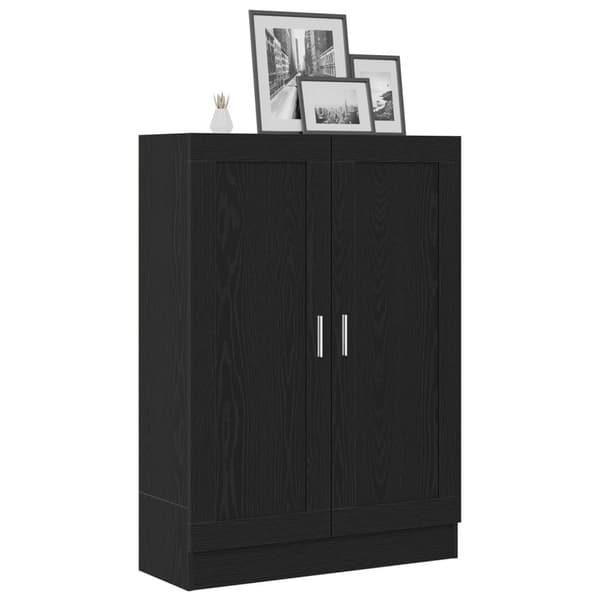vidaXL Bokhylle i Svart Eik 82,5x30,5x115 cm i Konstruert Tre