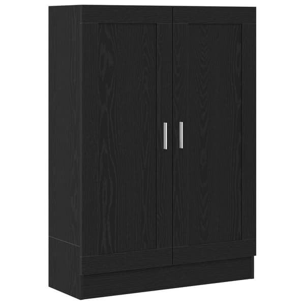 vidaXL Bokhylle i Svart Eik 82,5x30,5x115 cm i Konstruert Tre