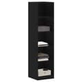 Miniatyrbilde 3 av 10: vidaXL Klesskap svart eik 50x50x200 cm laget av tre