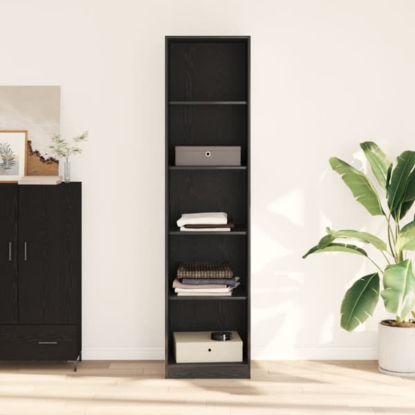 vidaXL Klesskap svart eik 50x50x200 cm laget av tre