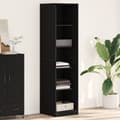 Miniatyrbilde 2 av 10: vidaXL Klesskap svart eik 50x50x200 cm laget av tre