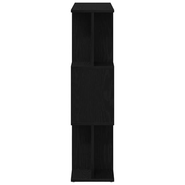 vidaXL bogreol 80x24x96 cm konstrueret træ sort-eg
