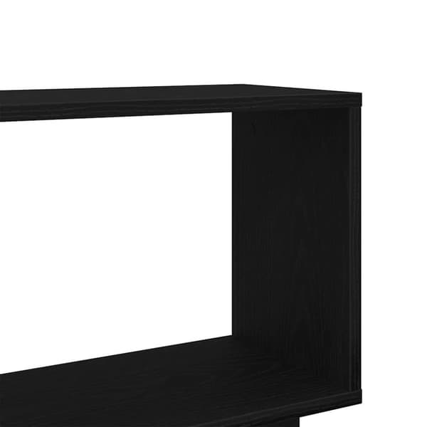 vidaXL bogreol 80x24x96 cm konstrueret træ sort-eg