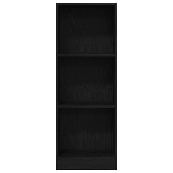 vidaXL bogreol 40x24x109 cm konstrueret træ sort egetræsfarve