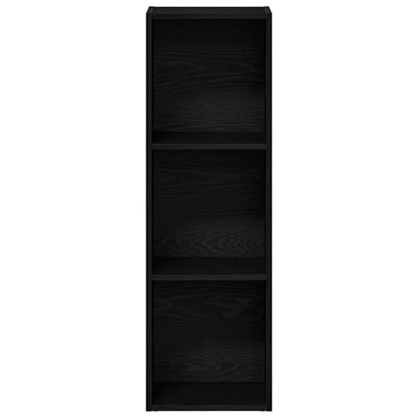 vidaXL bogreol 36x30x114 cm konstrueret træ sort-eg