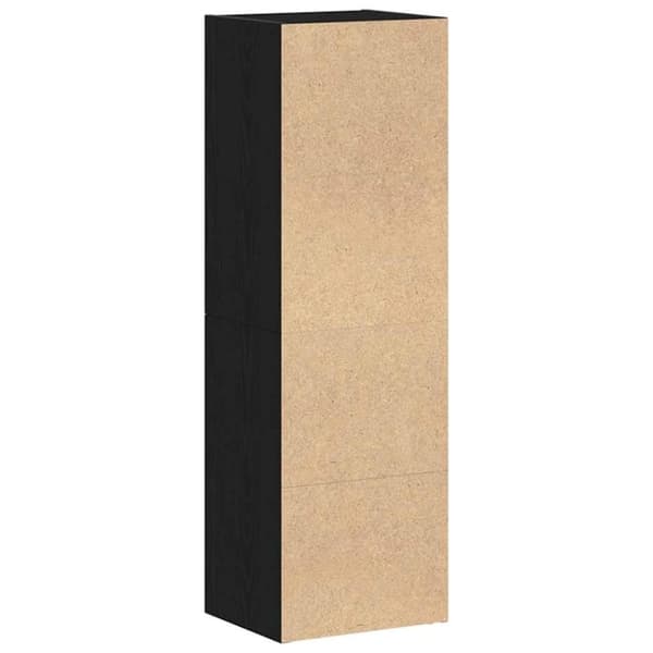 vidaXL bogreol 36x30x114 cm konstrueret træ sort-eg