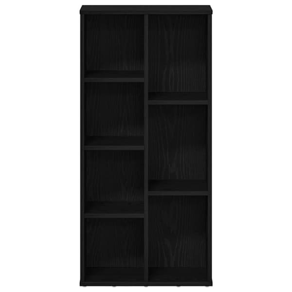 vidaXL bogreol 50x25x104 cm konstrueret træ sort-eg