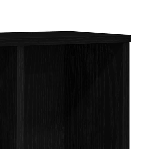 vidaXL bogreol 50x25x104 cm konstrueret træ sort-eg