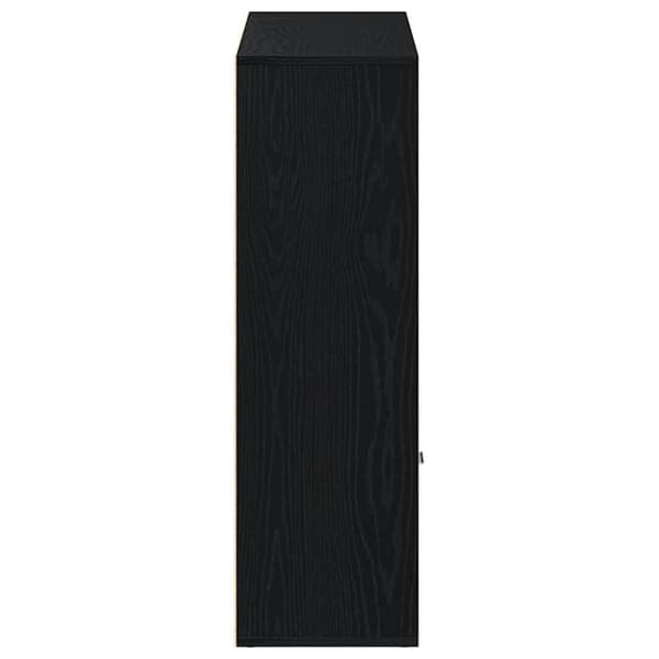 vidaXL bogskab 98x29x97,5 cm konstrueret træ sort egetræsfarve