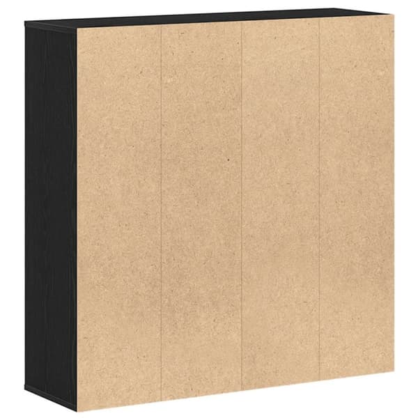 vidaXL bogskab 98x29x97,5 cm konstrueret træ sort egetræsfarve