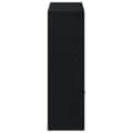 Miniatyrbilde 8 av 11: vidaXL Bokhylle svart eik 98x29x97,5 cm konstruert tre