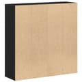 Miniatyrbilde 9 av 11: vidaXL Bokhylle svart eik 98x29x97,5 cm konstruert tre