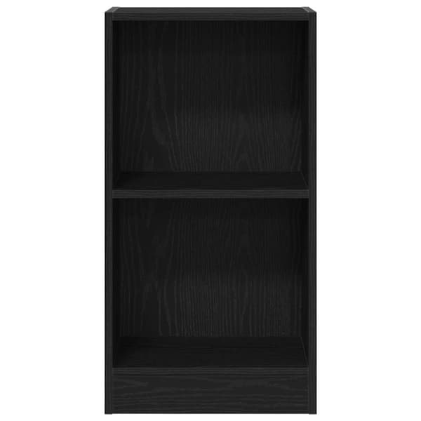 vidaXL bogreol 40x24x76 cm konstrueret træ sort egetræsfarve