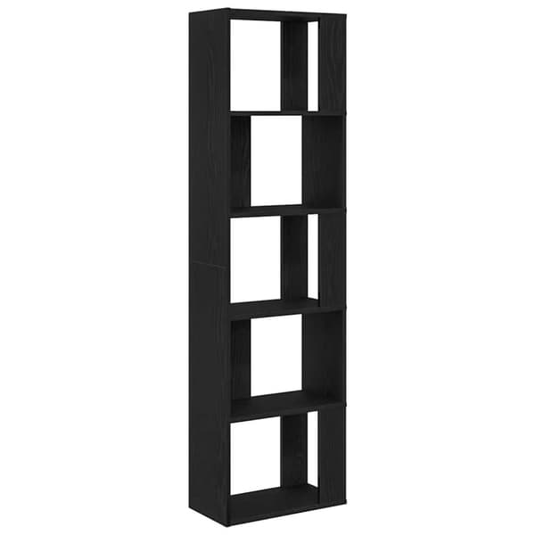 vidaXL bogreol/rumdeler 45x24x159 cm konstrueret træ sort-eg