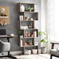 Miniatyrbillede 3 af 6: Reol, VASAGLE Bogreol, 24x70x190,5 cm, Greige.