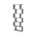 Miniatyrbillede 1 af 6: Reol, VASAGLE Bogreol, 24x70x190,5 cm, Greige.