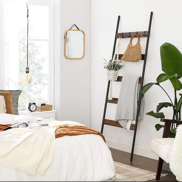 Pyyheportaat, LLS011B01, 65x178 cm, Vintage ruskea-musta.