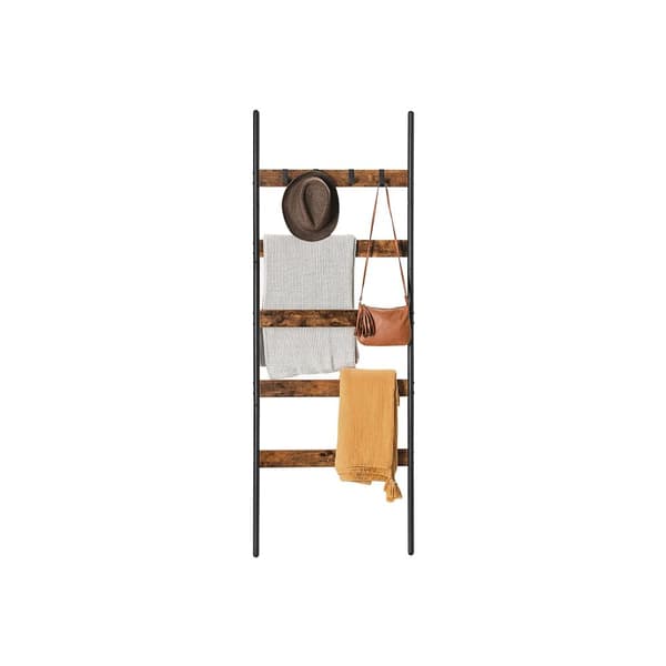 Pyyheportaat, LLS011B01, 65x178 cm, Vintage ruskea-musta.