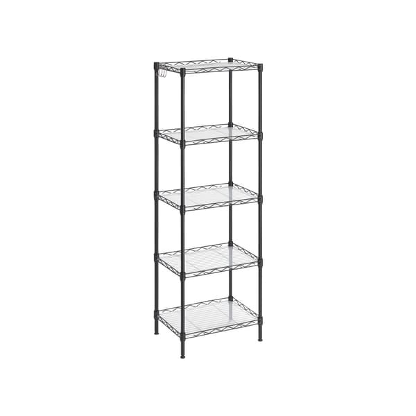 Hylla, SONGMICS Kökshylla, 40x30x121 cm, Svart.