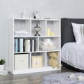 Miniatyrbillede 3 af 6: Bogreol, VASAGLE, 97.5x100x30 cm, Hvid