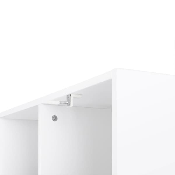 Bogreol, VASAGLE, 97.5x100x30 cm, Hvid