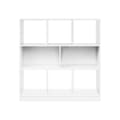 Miniatyrbillede 2 af 6: Bogreol, VASAGLE, 97.5x100x30 cm, Hvid