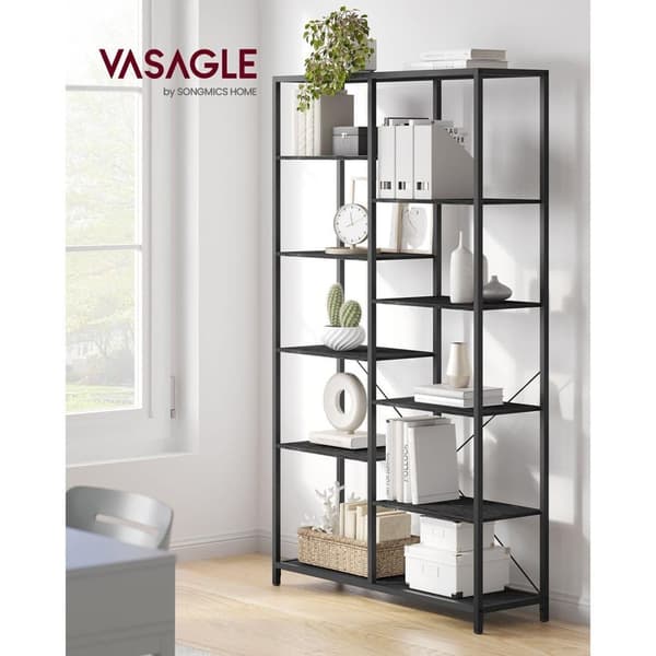 Hylde, VASAGLE LLS155B01, 30x100x170 cm, Sort