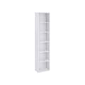 Miniatyrbillede 1 af 9: Bogreol, VASAGLE, 40x24x178.5 cm, Hvid