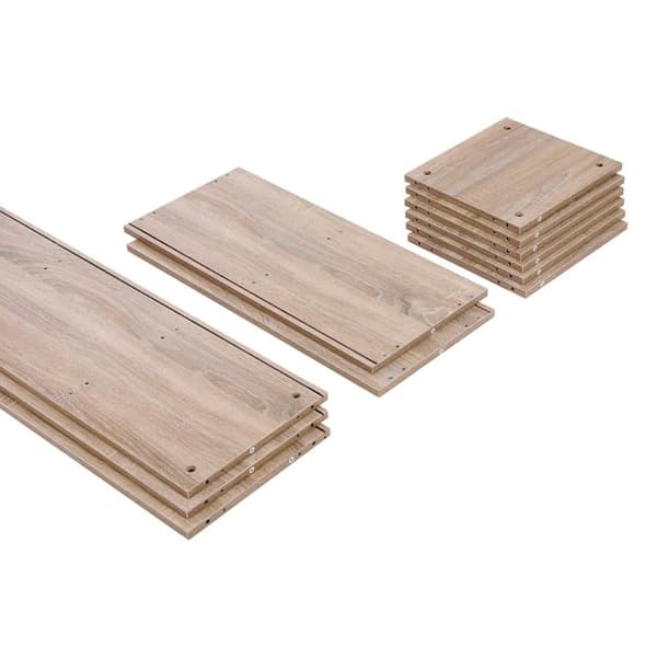 Bokhylla, VASAGLE LBC24WT, 65.5x30x129.5 cm, Vit