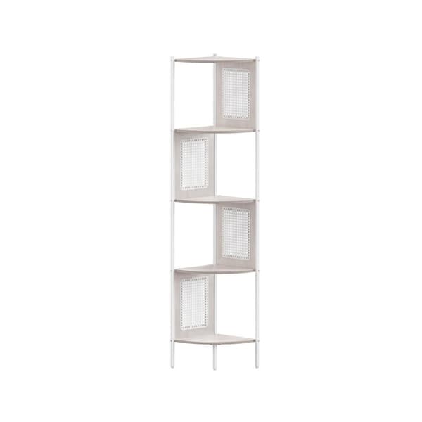 Hjørnereol, VASAGLE, 31.9x31.9x156.4 cm, Beige