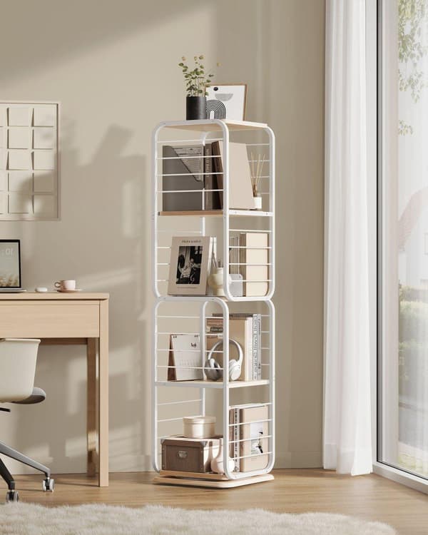 Kirjahylly, VASAGLE, 43x43x158 cm, Beige