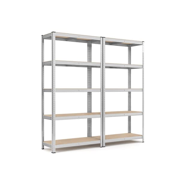 Hylde, SONGMICS, 180x90x40 cm, Sølv