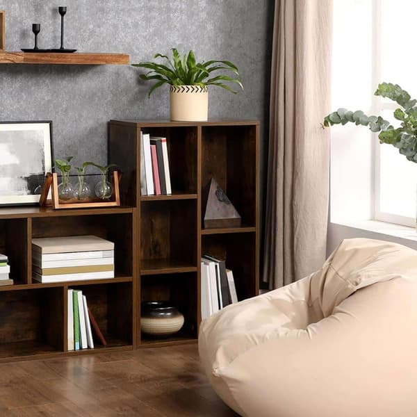 Bogreol, VASAGLE LBC025X01, 50x80 cm, Brun