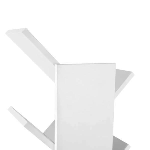 Bogreol, VASAGLE, 50x141.5 cm, Hvid
