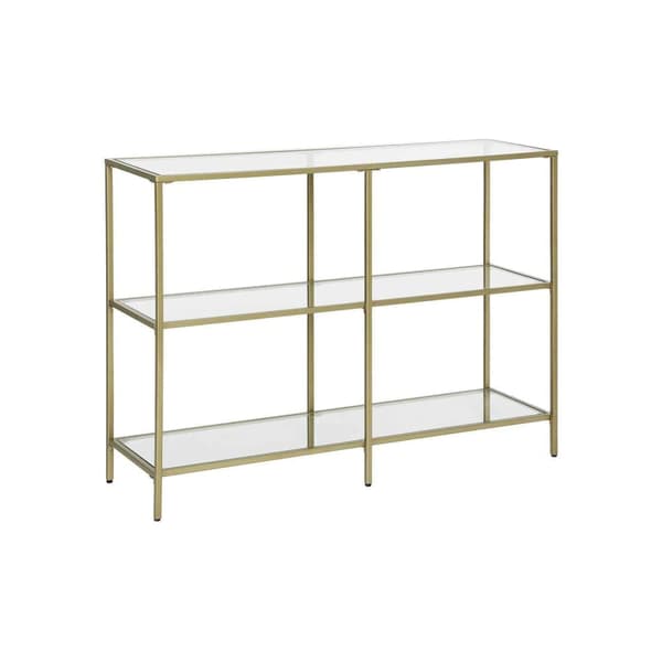 Konsolbord, VASAGLE LGT27G, 100x30x73 cm, Guld