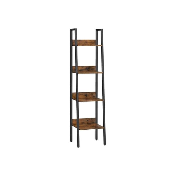 Bogreol, VASAGLE, 33.8x30x140 cm, Vintage Brun-Sort