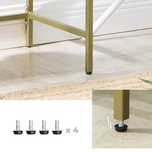 Regal, LGT28G, 40x30x95 cm, Guld
