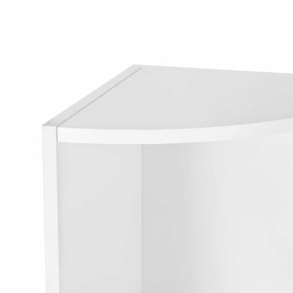 Lattiakaappi, VASAGLE Kulmahylly, 30x129,5 cm, Valkoinen
