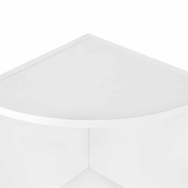 Lattiakaappi, VASAGLE Kulmahylly, 30x129,5 cm, Valkoinen