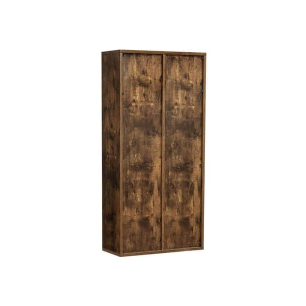 Bogreol, VASAGLE LBC27NL, 50x24x106 cm, Mørkebrun