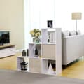 Miniatyrbillede 5 af 6: Bogreol, VASAGLE, 97.5x97.5x29 cm, Hvid