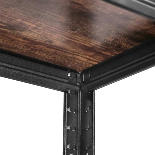 Reol, GLR030B01, 150x75x30 cm, Sort-Brun